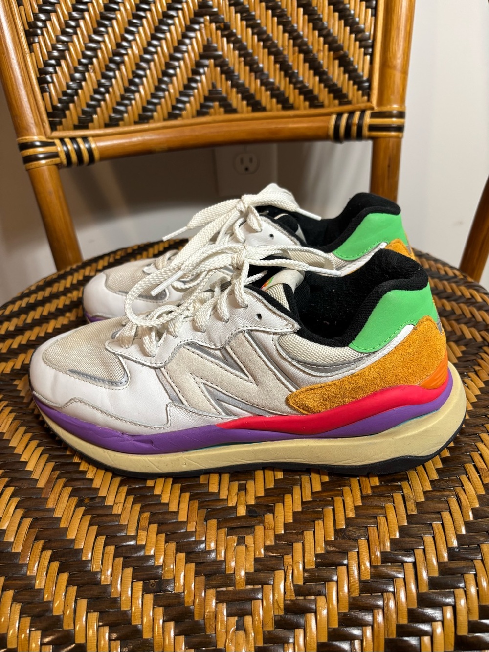 New Balance 57/40 White Multicolor Size 7D